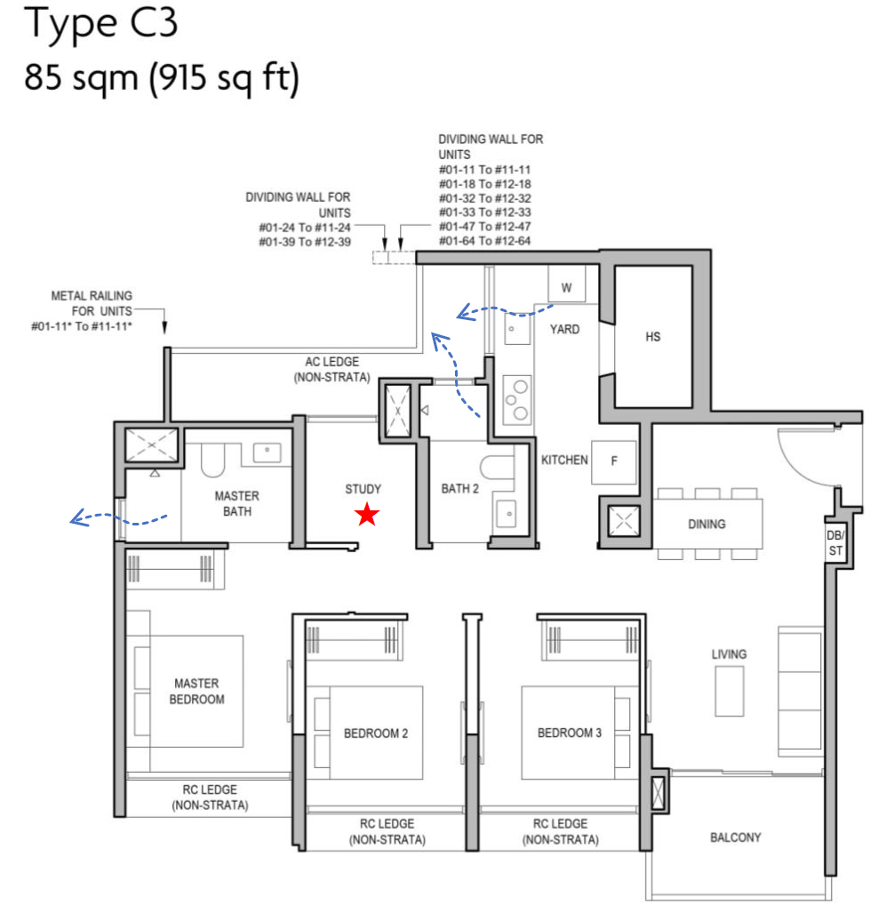 3 Bedroom Premium + Flexi
