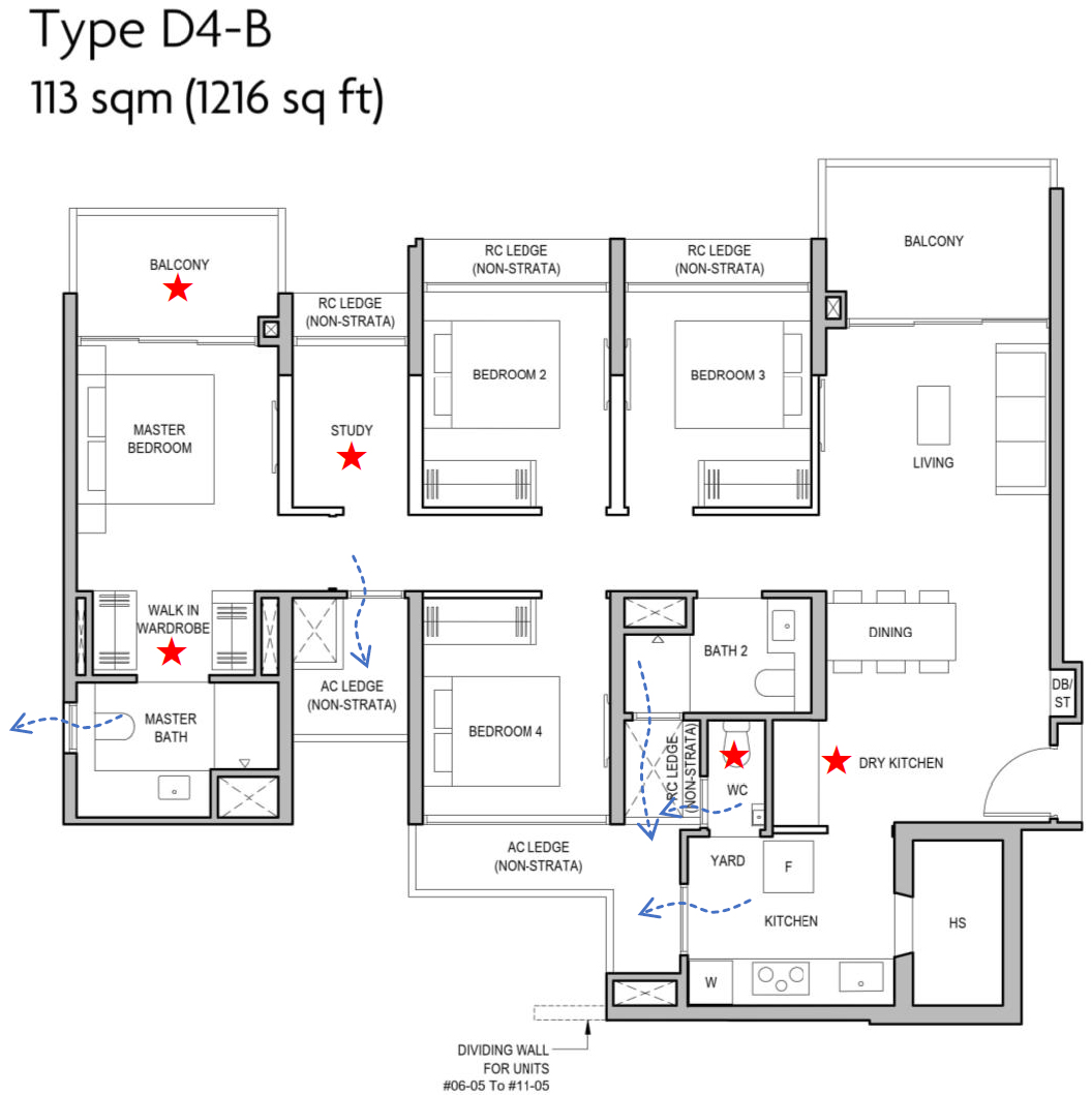 4 Bedroom Premium + Study